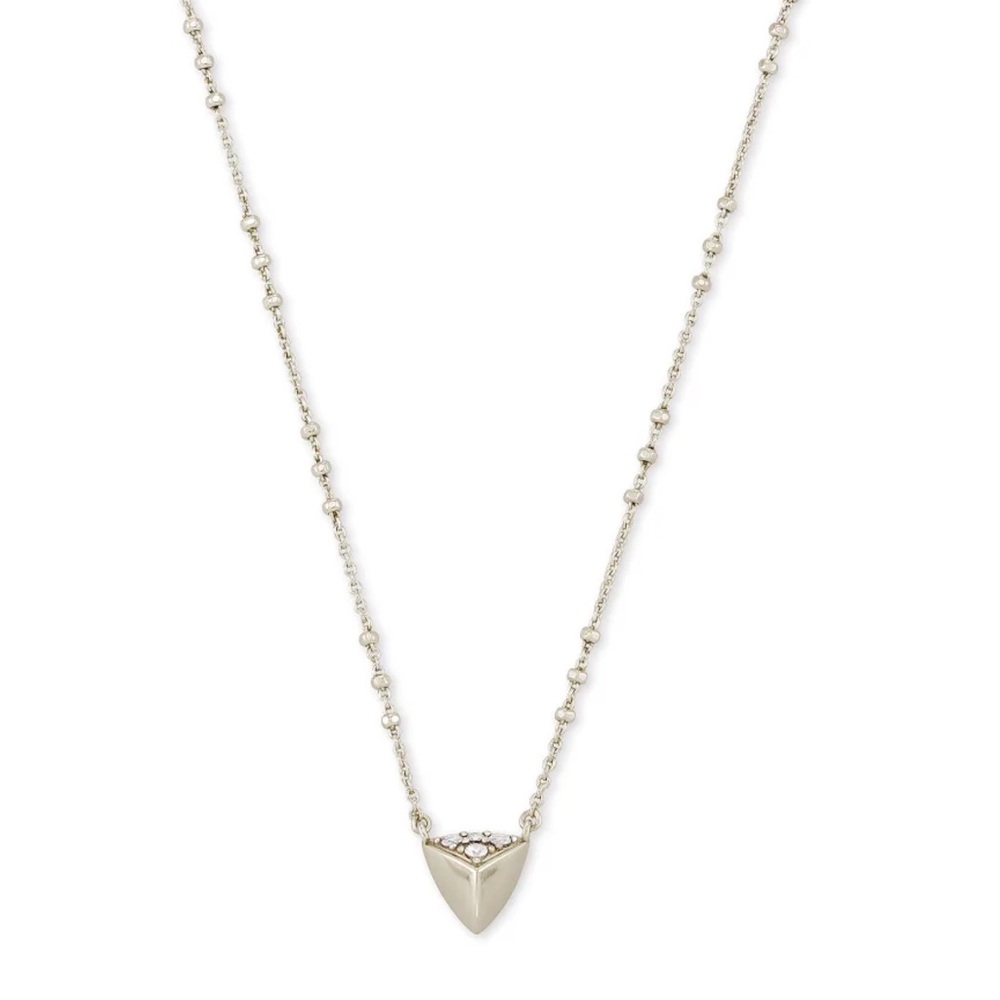 KENDRA SCOTT • Silver Perry Pendant Necklace